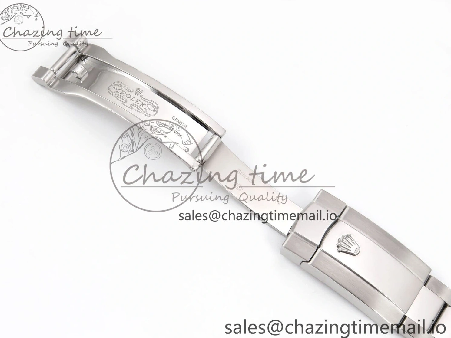 MiroTime 0131 GoodFit DateJust 41 126334 EWEF Best Edition Gray Dial Green Roman on Oyster Bracelet A 1054